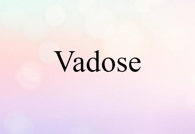 vadose