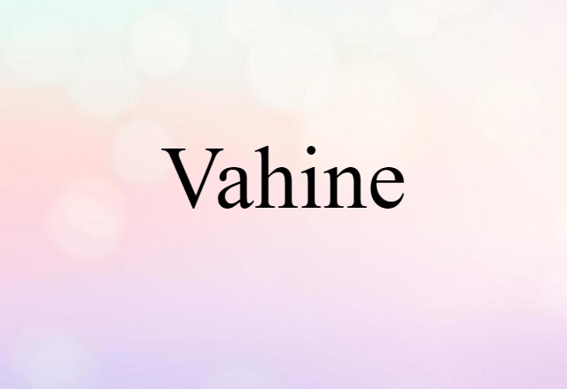 vahine