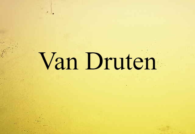 Van Druten