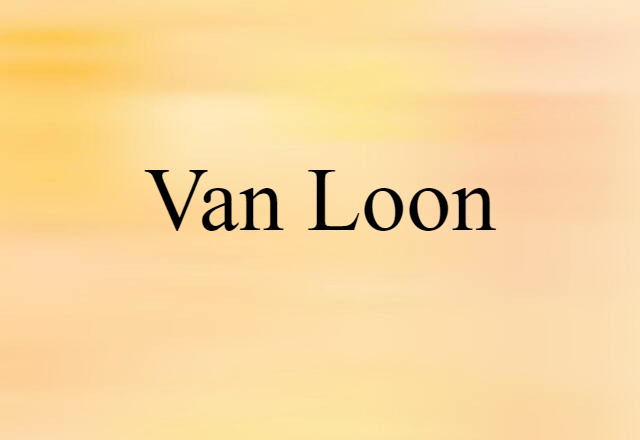 Van Loon