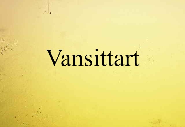 Vansittart