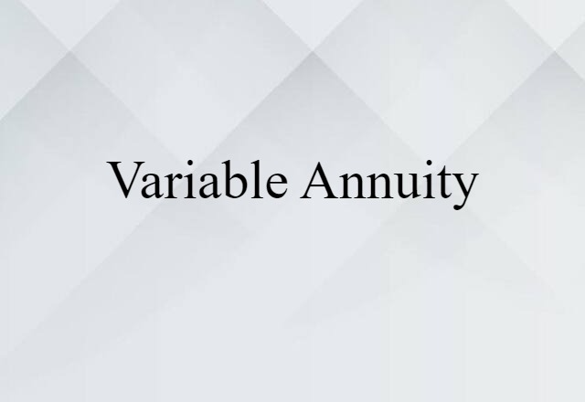 variable annuity