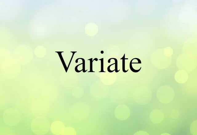 variate