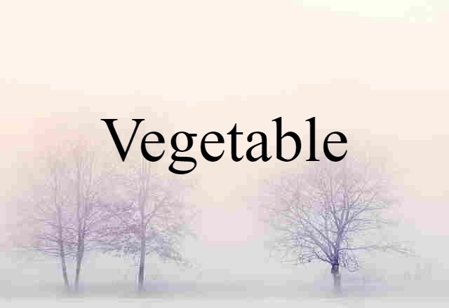 vegetable