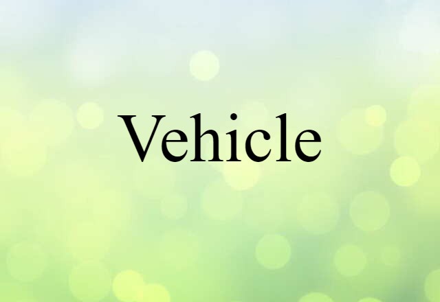 vehicle