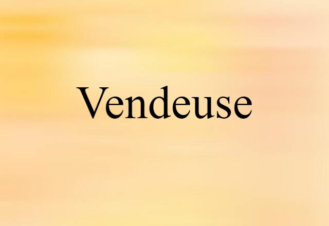 vendeuse