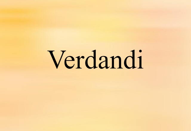 Verdandi (noun) Definition, Meaning & Examples