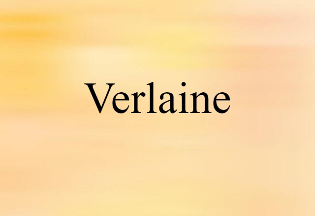 Verlaine