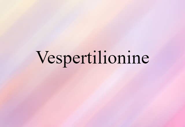 vespertilionine