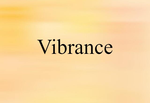 vibrance