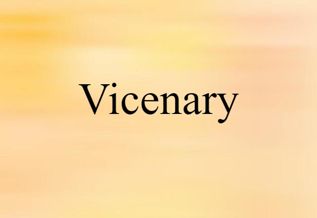 Vicenary (noun) Definition, Meaning & Examples