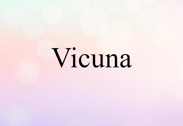 vicuna