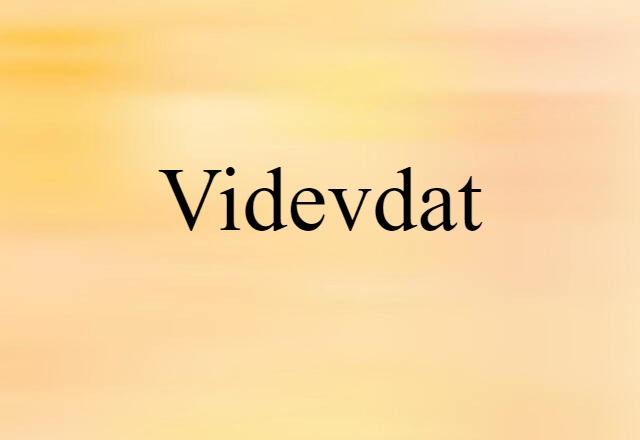 Videvdat