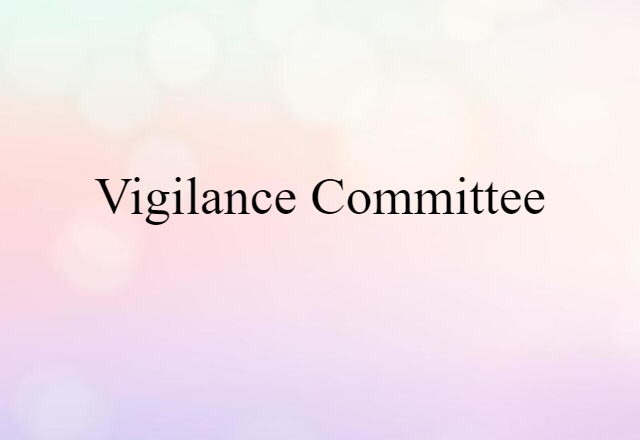 vigilance committee