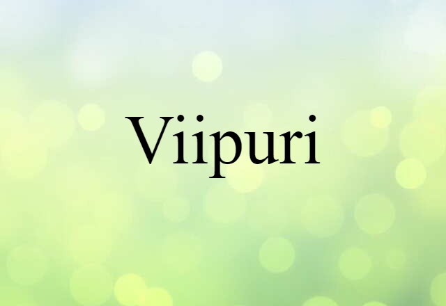 Viipuri