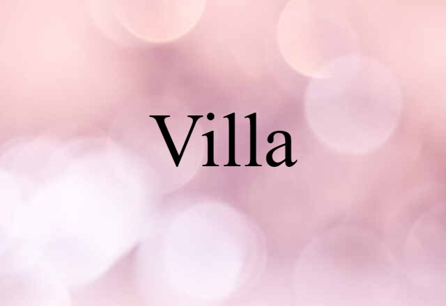 villa