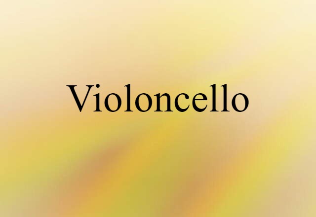 violoncello