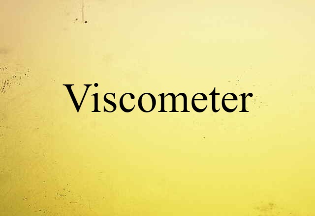 viscometer