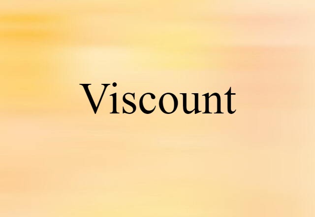 viscount