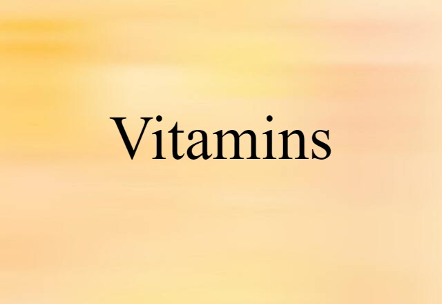 vitamins