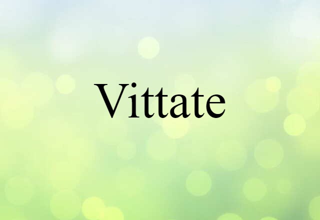 vittate