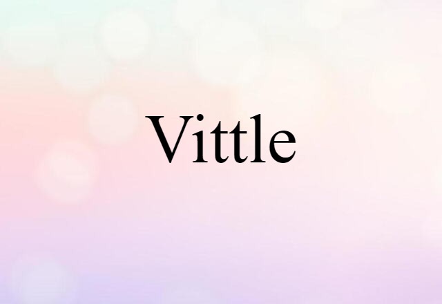 vittle