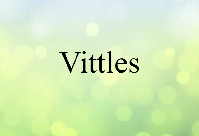 vittles