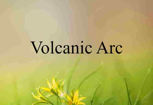 volcanic arc