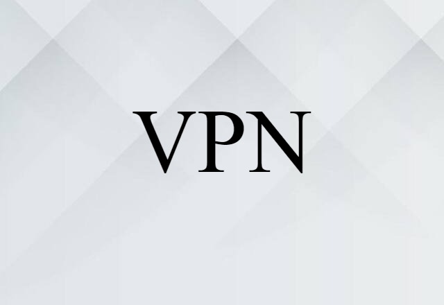 VPN (noun) Definition, Meaning & Examples