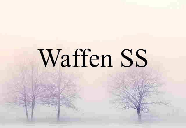 Waffen SS