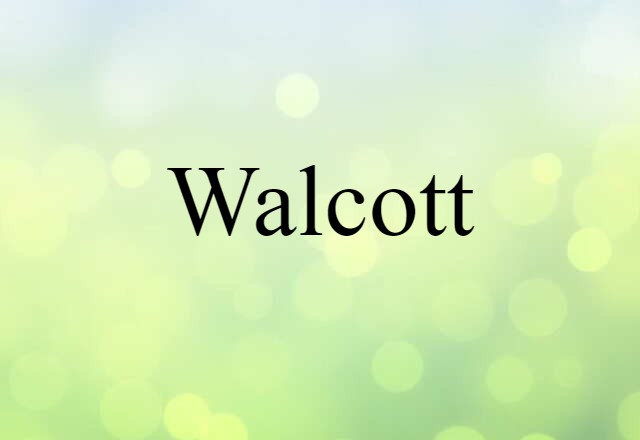 Walcott