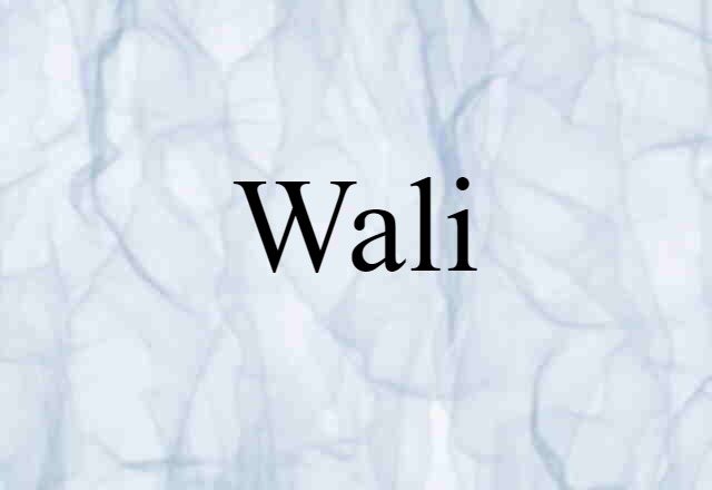 wali