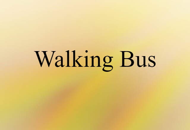 walking bus