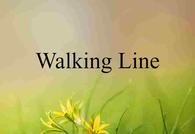 walking line