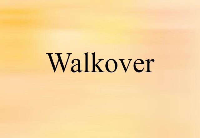 walkover