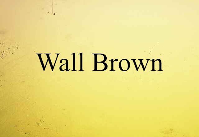 wall brown