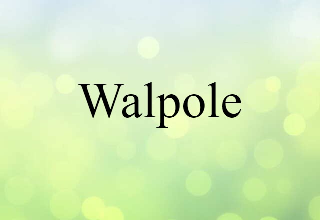 Walpole