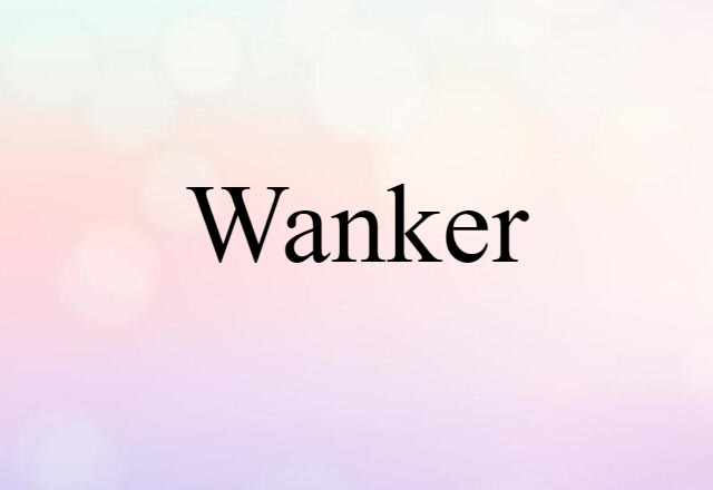 wanker