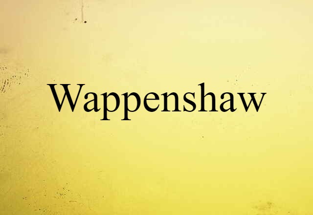 Wappenshaw (noun) Definition, Meaning & Examples