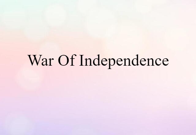 War of Independence