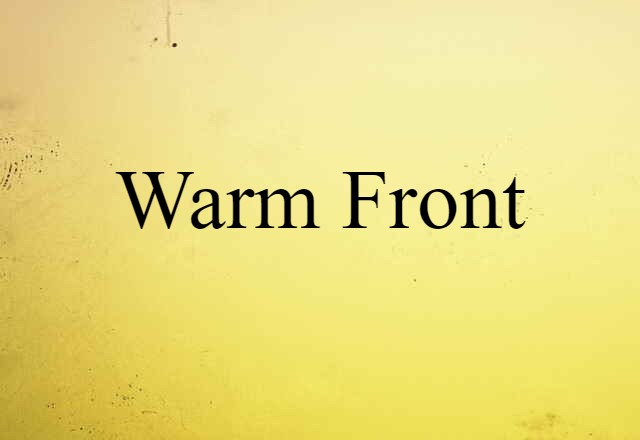 warm front