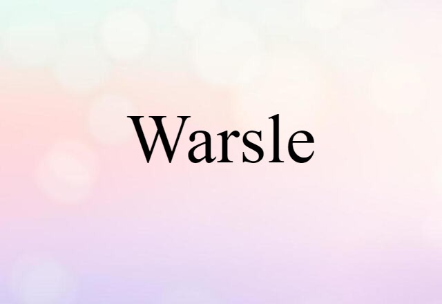 warsle