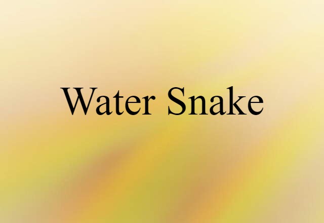 water snake