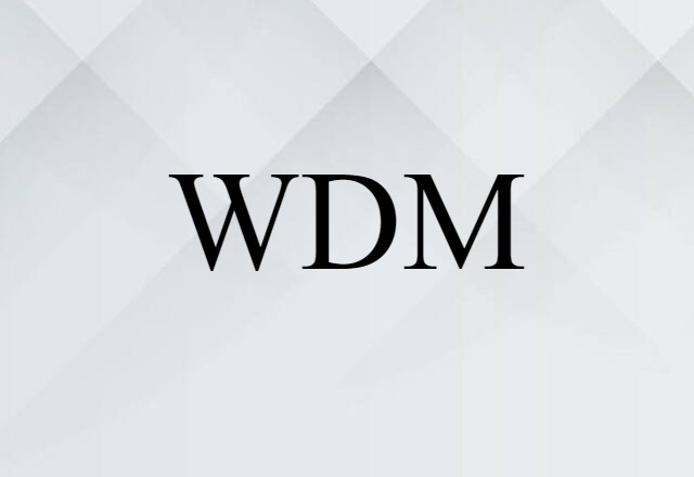 WDM