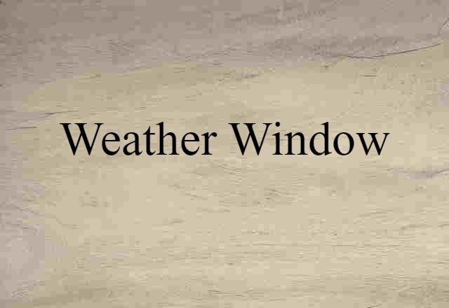 weather window