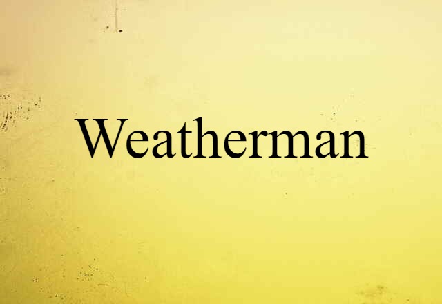 weatherman