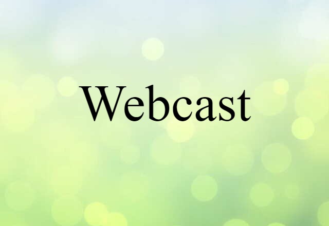 webcast