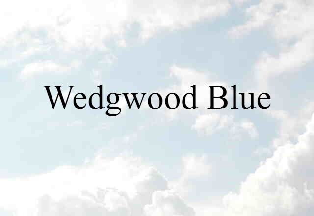 Wedgwood blue