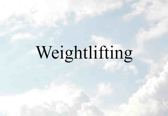 weightlifting