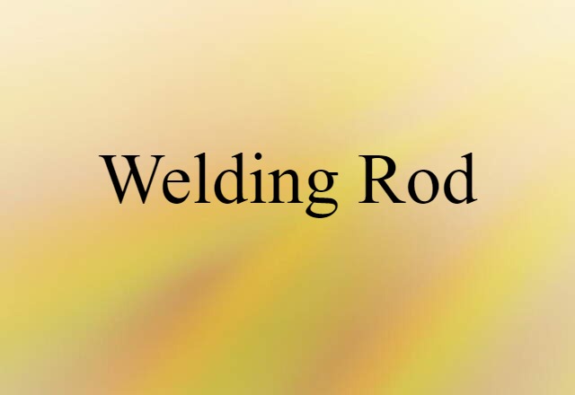 welding rod